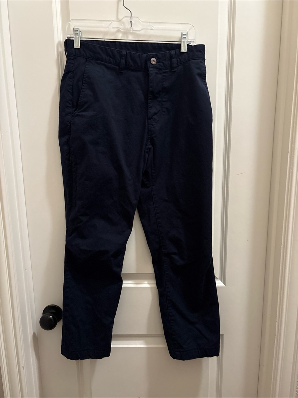 The North Face Pants Navy Chino Hiking Zip Pockets Climbing Men’s Size 30x26